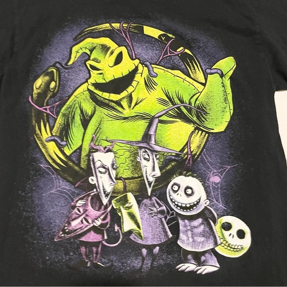 Disney Nightmare Before Christmas Oogie Boogie T-Shirt Lock Shock Barrel Medium - Picture 2 of 16